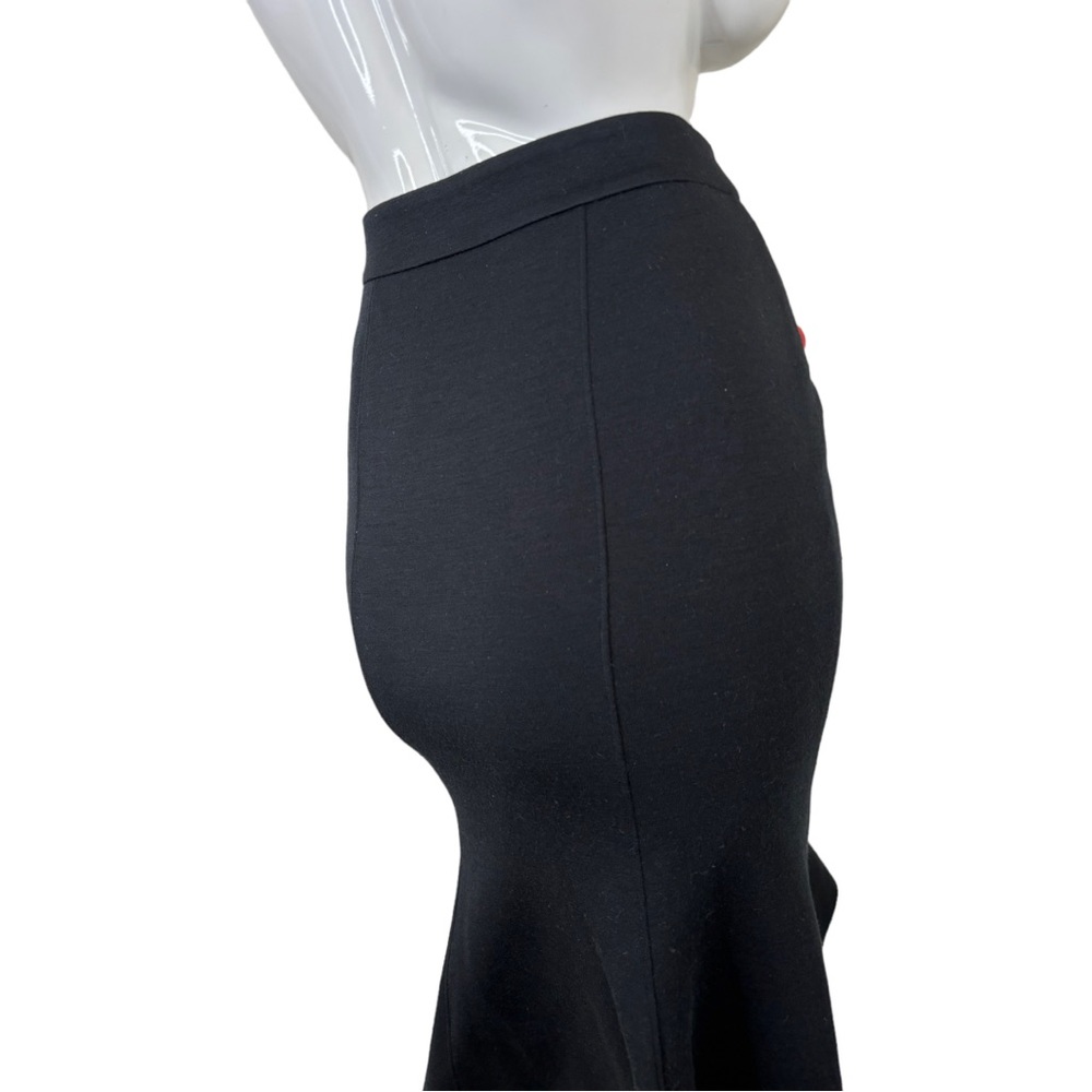 WOLFORD gorgeous wool midi trumpet skirt fit n flare RARE find xxs XS fun sz 34 - Picture 12 of 17